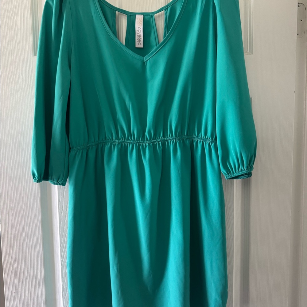 Coveted Clothing Teal Dress